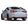 RallyArmor | Red UR Mud Flap White Logo - Civic / Si Sedan & Hatch 2022-2025