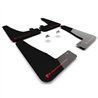 RallyArmor | Black UR Mud Flap Red Logo - Tesla Model X / X Plaid 2022-2026