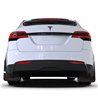 RallyArmor | Black UR Mud Flap Red Logo - Tesla Model X / X Plaid 2022-2026