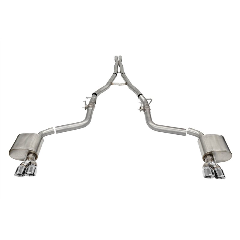 Corsa | Xtreme Valved Cat-Back Exhaust System - Challenger 6.2L / 6.4L 2015-2023