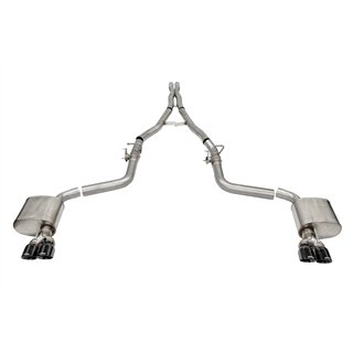 Corsa | Xtreme Valved Cat-Back Exhaust System - Challenger / Charger 6.2L / 6.4L 2015-2023
