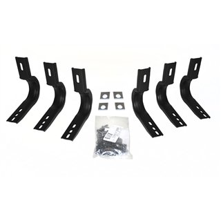 Go Rhino | OE Xtreme Cab Length Side Steps - MOUNTING BRACKETS ONLY - Chevrolet / GMC 2007-2019