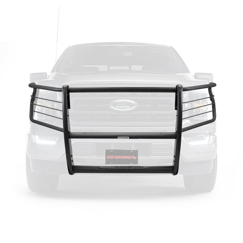 Go Rhino | 3100 Series StepGuard Grille Guard w/ Brush Guards - F-150 XL / XLT 2021-2025