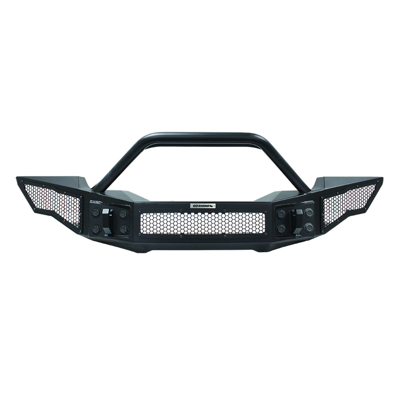 Go Rhino | Rockline Winch-Ready Full Width Bumper w/ Overrider - Gladiator / Wrangler (JK) / Wrangler (JL) 2007-2025