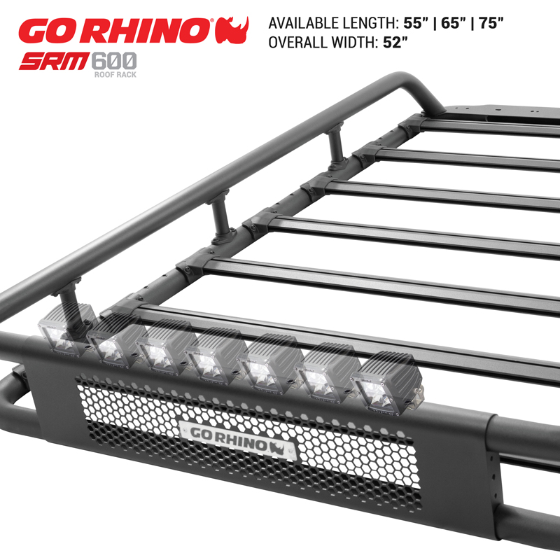 Go Rhino | SRM600 55in Tubular Basket-Style Roof Rack