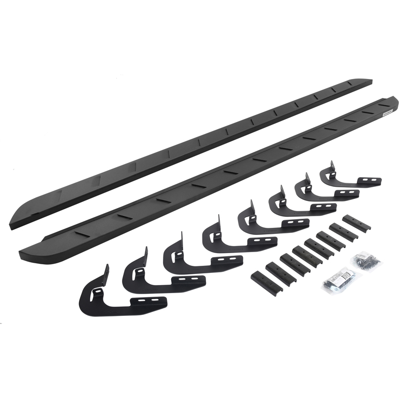 Go Rhino | RB10 Slim Line Running Boards w/ Mounting Brackets Kit - Chevrolet / GMC 2014-2019