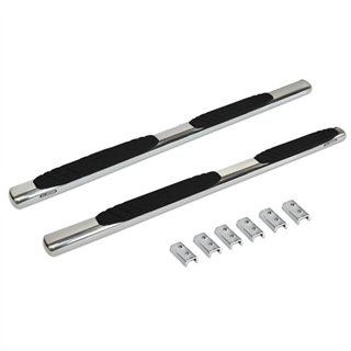 Go Rhino | 4in OE Xtreme Side Steps w/ Mounting Brackets Kit - Silverado / Sierra 2500 HD / 3500 HD 6.6L 2015-2019