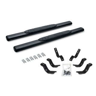 Go Rhino | 4in OE Xtreme Side Steps w/ Mounting Brackets Kit - Chevrolet / GMC 2007-2019