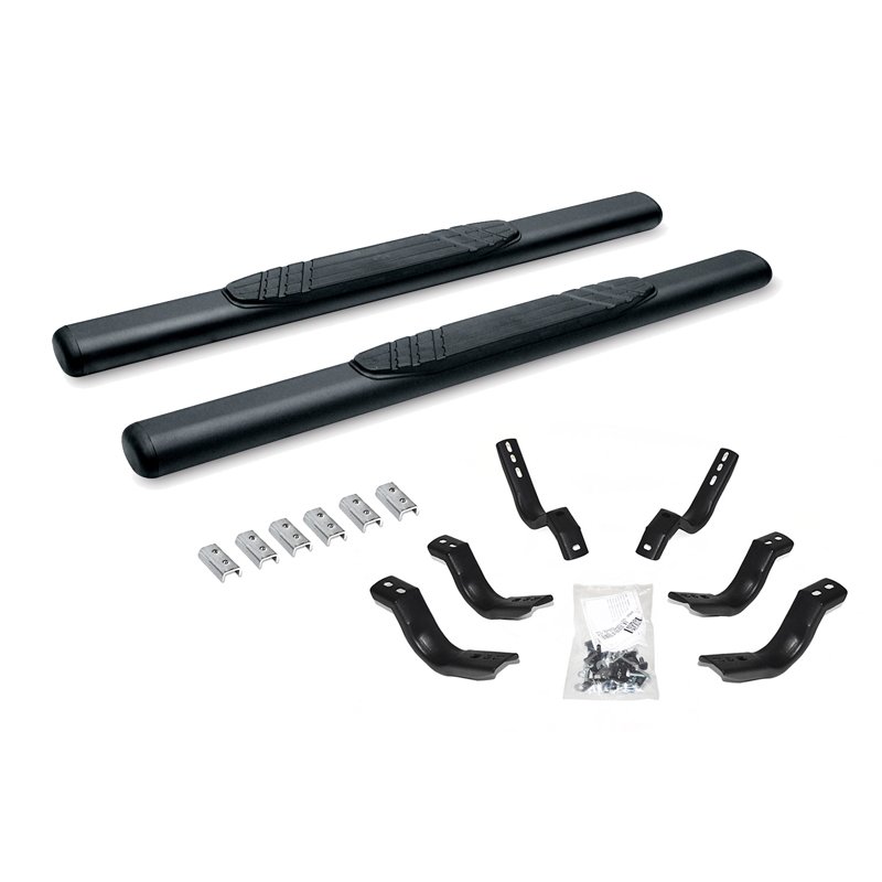 Go Rhino | 4in OE Xtreme Side Steps w/ Mounting Brackets Kit - Chevrolet / GMC 2007-2019