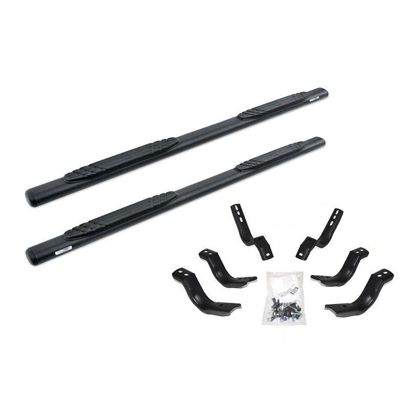 Go Rhino | 4in OE Xtreme Side Steps w/ Mounting Brackets Kit - Chevrolet / GMC 2007-2014