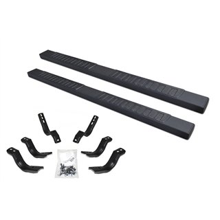 Go Rhino | 6in OE Xtreme II Side Steps w/ Mounting Brackets Kit - Silverado / Sierra 2500 HD / 3500 HD 6.6L 2015-2019