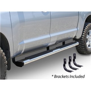 Go Rhino | 6in OE Xtreme Side Steps w/ Mounting Brackets Kit - F-250 / F-350 2000-2016