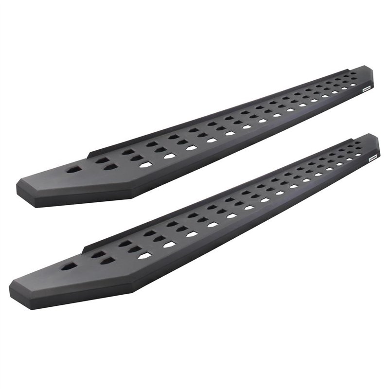 Go Rhino | RB20 Running Boards w/ Mounting Brackets, 2 Pairs Drop Steps Kit - F-250 / F-350 2000-2016