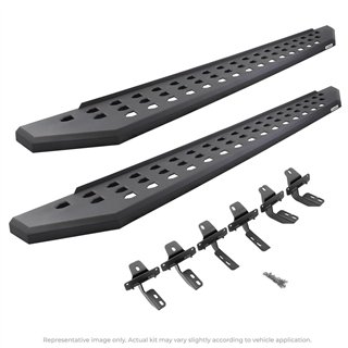 Go Rhino | RB20 Running Boards w/ Mounting Brackets Kit - F-250 / F-350 2000-2016