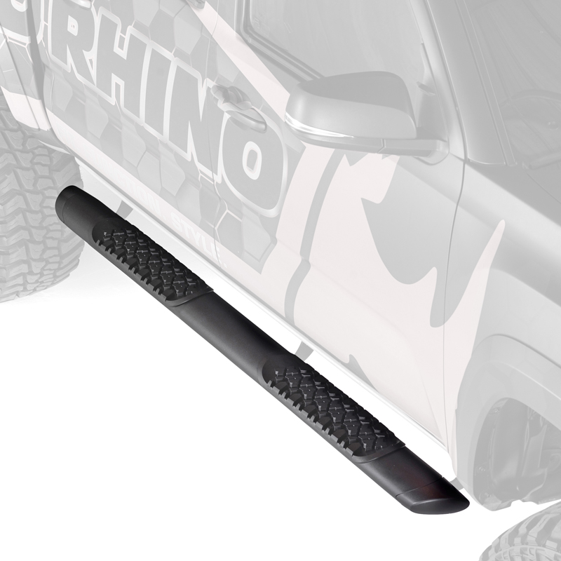 Go Rhino | V-Series V3 Aluminum Side Steps and Mounting Brackets Kit - Textured Black - Chevrolet / GMC 2014-2019