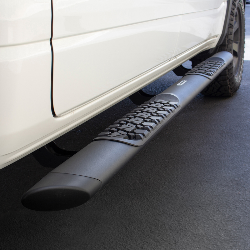 Go Rhino | V-Series V3 Aluminum Side Steps and Mounting Brackets Kit - Textured Black - Chevrolet / GMC 2014-2019