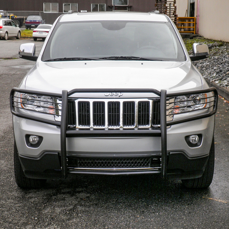 ARIES | Black Steel Grille Guard - Grand Cherokee 3.0L / 3.6L / 5.7L 2011-2020
