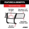ARIES | Black Steel Grille Guard - Avalanche 1500 / Silverado 1500 / Classic 2003-2007