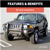 ARIES | Black Steel Grille Guard - H3 / H3T 2006-2010