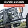 ARIES | Black Steel Grille Guard - Ram 1500 3.6L / 5.7L / 6.2L 2019-2022