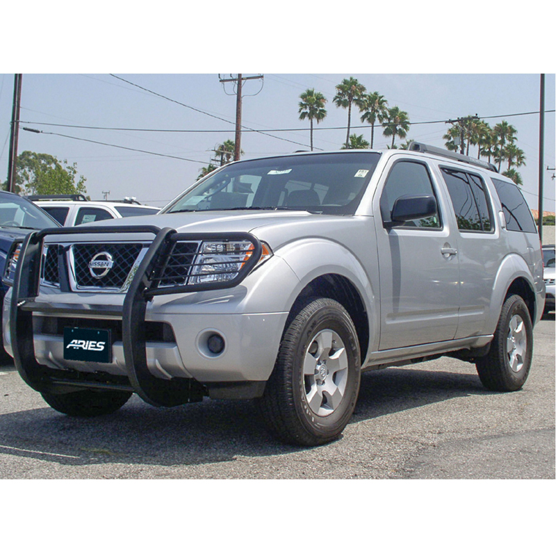 ARIES | Black Steel Grille Guard - Frontier / Pathfinder 2005-2020