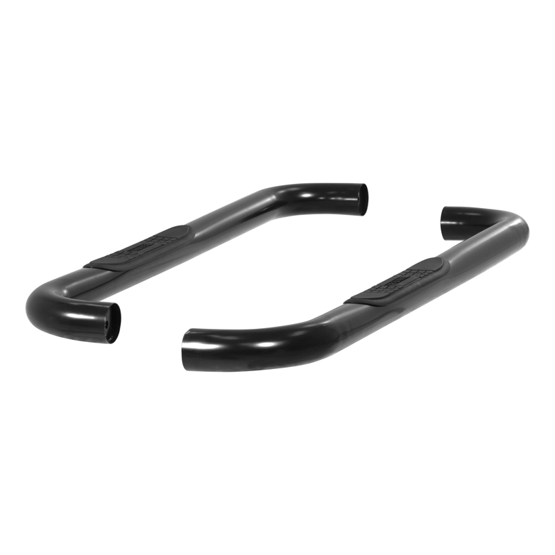 ARIES | 3in Round Black Steel Side Bars - F-150 2009-2014