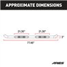 ARIES | 3in Round Black Steel Side Bars - Chevrolet / GMC 2000-2007