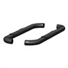 ARIES | 3in Round Black Steel Side Bars - Ram 1500 / Classic / 2500 / 3500 2009-2022