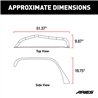 ARIES | Black Aluminum Front Fender Flares - Wrangler (JK) Unlimited 3.6L / 3.8L 2007-2018