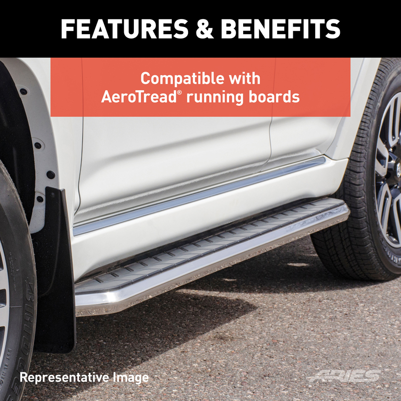 ARIES | Mounting Brackets for AeroTread - Explorer 2.3T / 3.0T / 3.3L 2020-2022