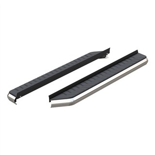 ARIES | AeroTread 5in x 70in Polished Stainless Running Boards (No Brackets) - Acura / Ford / Honda / Hyundai / Jeep / Nissan / 