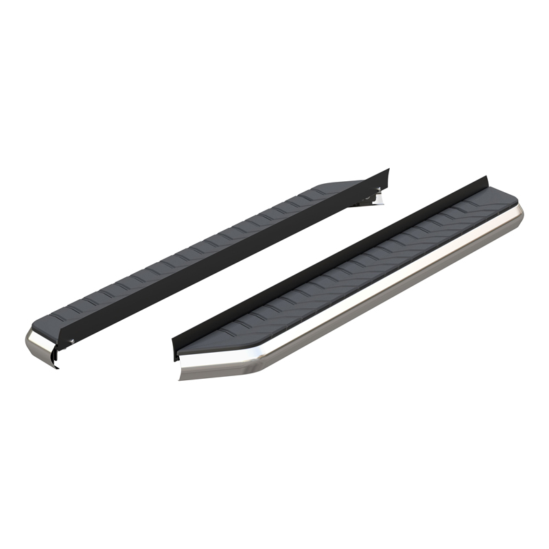ARIES | AeroTread 5in x 70in Polished Stainless Running Boards (No Brackets) - Acura / Ford / Honda / Hyundai / Jeep / Nissan / 
