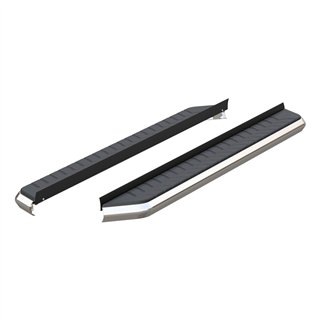 ARIES | AeroTread 5in x 73in Polished Stainless Running Boards (No Brackets) - Cadillac / Chevrolet / Dodge / Ford / GMC / Nissa