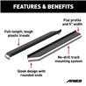 ARIES | AeroTread 5in x 73in Polished Stainless Running Boards (No Brackets) - Cadillac / Chevrolet / Dodge / Ford / GMC / Nissa