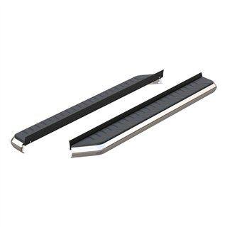 ARIES | AeroTread 5in x 76in Polished Stainless Running Boards (No Brackets) - Buick / Cadillac / Chevrolet / Ford / GMC 2007-20