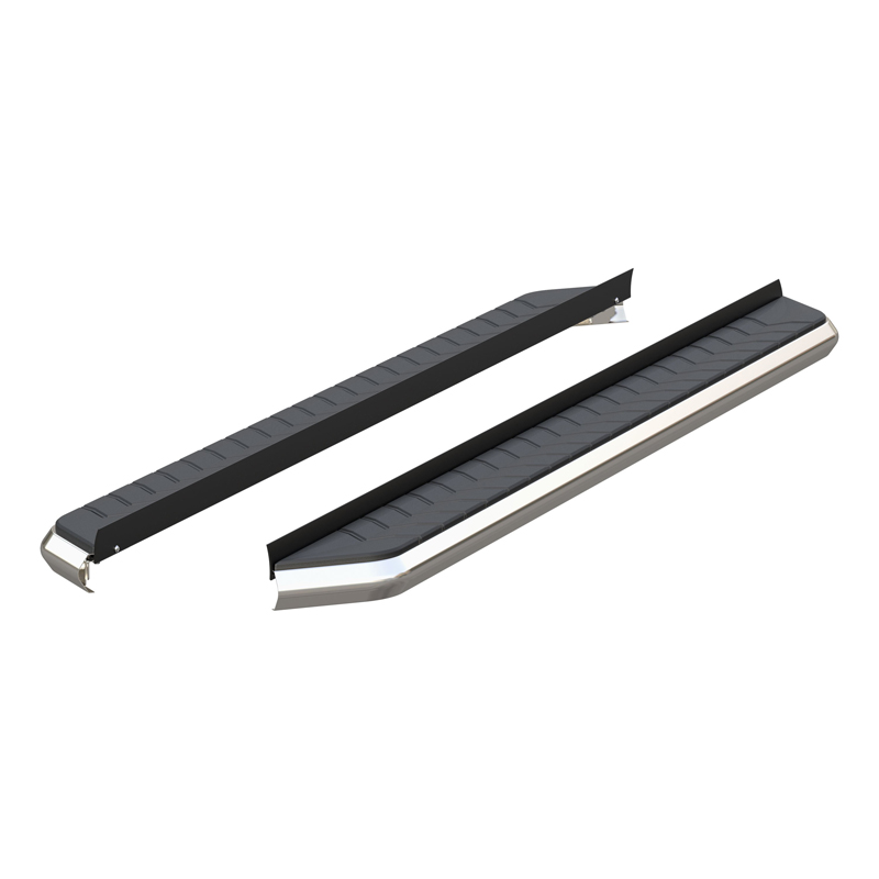 ARIES | AeroTread 5in x 76in Polished Stainless Running Boards (No Brackets) - Buick / Cadillac / Chevrolet / Ford / GMC 2007-20