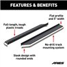 ARIES | AeroTread 5in x 76in Polished Stainless Running Boards (No Brackets) - Buick / Cadillac / Chevrolet / Ford / GMC 2007-20