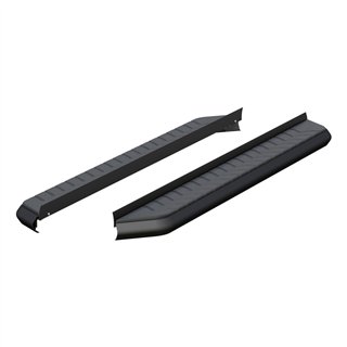 ARIES | AeroTread 5in x 67in Black Stainless Running Boards (No Brackets) - Chevrolet / GMC / Honda / Hyundai / Jeep / Kia / Toy