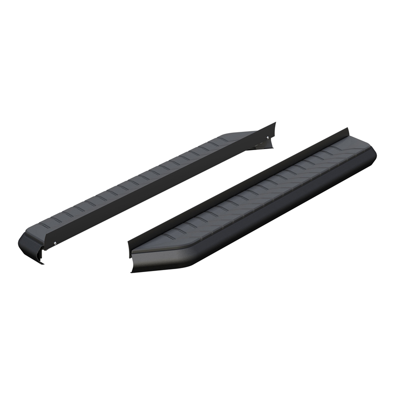 ARIES | AeroTread 5in x 67in Black Stainless Running Boards (No Brackets) - Chevrolet / GMC / Honda / Hyundai / Jeep / Kia / Toy