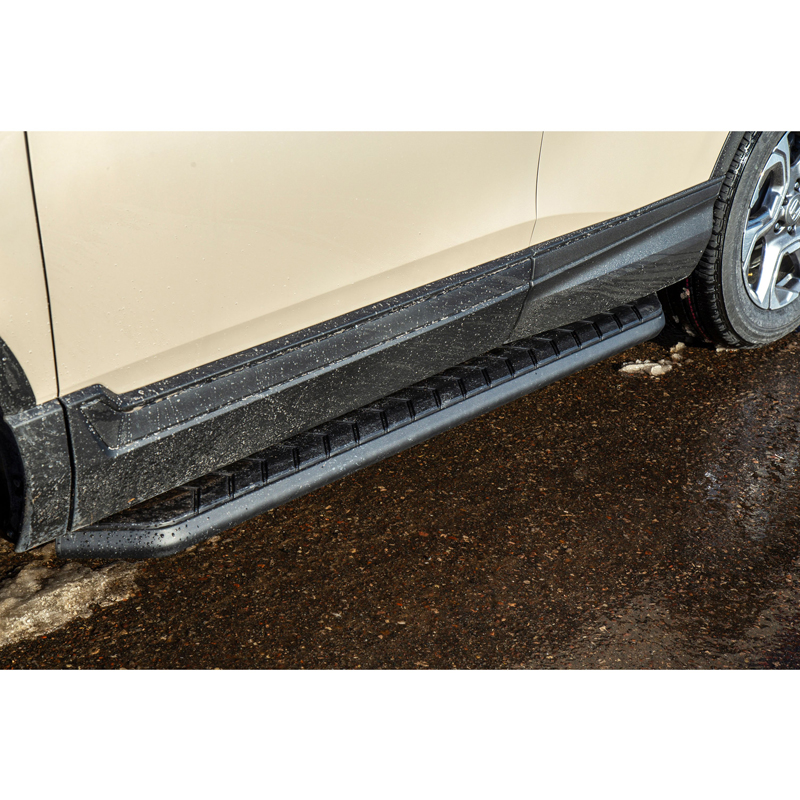 ARIES | AeroTread 5in x 67in Black Stainless Running Boards (No Brackets) - Chevrolet / GMC / Honda / Hyundai / Jeep / Kia / Toy