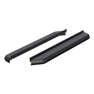 ARIES | AeroTread 5in x 70in Black Stainless Running Boards (No Brackets) - Acura / Ford / Honda / Hyundai / Jeep / Nissan / Toy