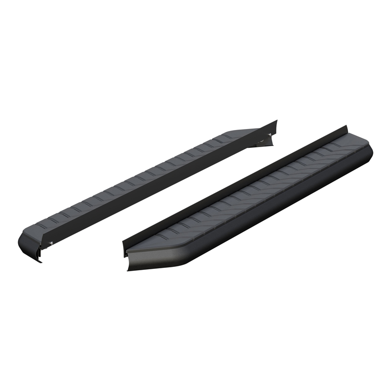 ARIES | AeroTread 5in x 70in Black Stainless Running Boards (No Brackets) - Acura / Ford / Honda / Hyundai / Jeep / Nissan / Toy