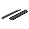 ARIES | AeroTread 5in x 70in Black Stainless Running Boards (No Brackets) - Acura / Ford / Honda / Hyundai / Jeep / Nissan / Toy