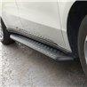 ARIES | AeroTread 5in x 70in Black Stainless Running Boards (No Brackets) - Acura / Ford / Honda / Hyundai / Jeep / Nissan / Toy