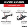 ARIES | RidgeStep 6-1/2in x 53in Steel Running Boards - Ram 1500 / Classic / 2500 / 3500 2009-2022