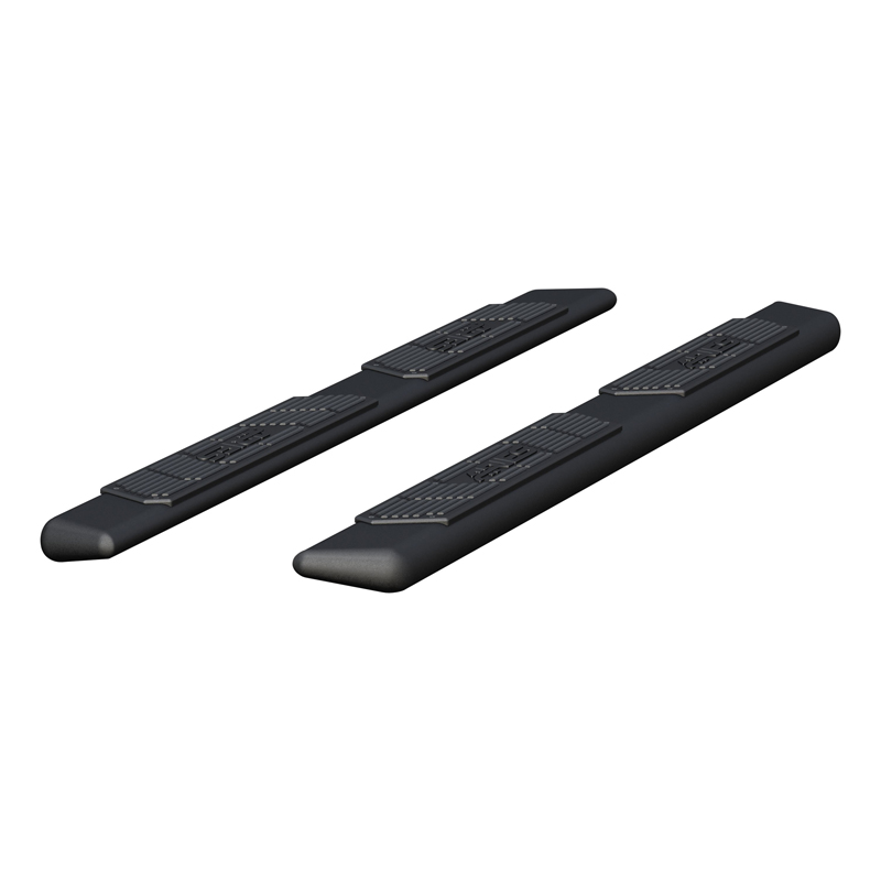 ARIES | AscentStep 5-1/2in x 75in Black Steel Running Boards (No Brackets) - Chevrolet / Dodge / Ford 2000-2023