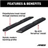 ARIES | AscentStep 5-1/2in x 75in Black Steel Running Boards (No Brackets) - Chevrolet / Dodge / Ford 2000-2023
