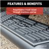 ARIES | AscentStep 5-1/2in x 75in Black Steel Running Boards (No Brackets) - Chevrolet / Dodge / Ford 2000-2023