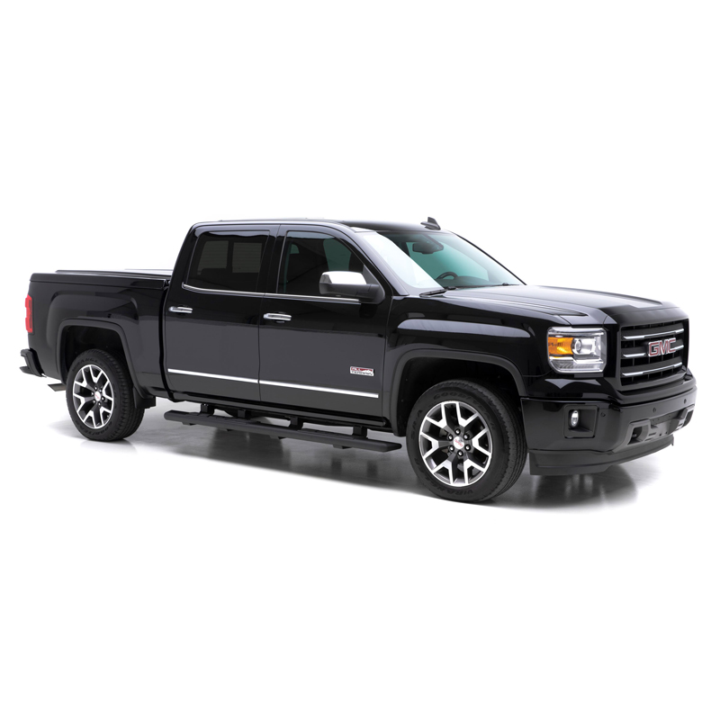ARIES | AscentStep 5-1/2in x 75in Black Steel Running Boards (No Brackets) - Chevrolet / Dodge / Ford 2000-2023