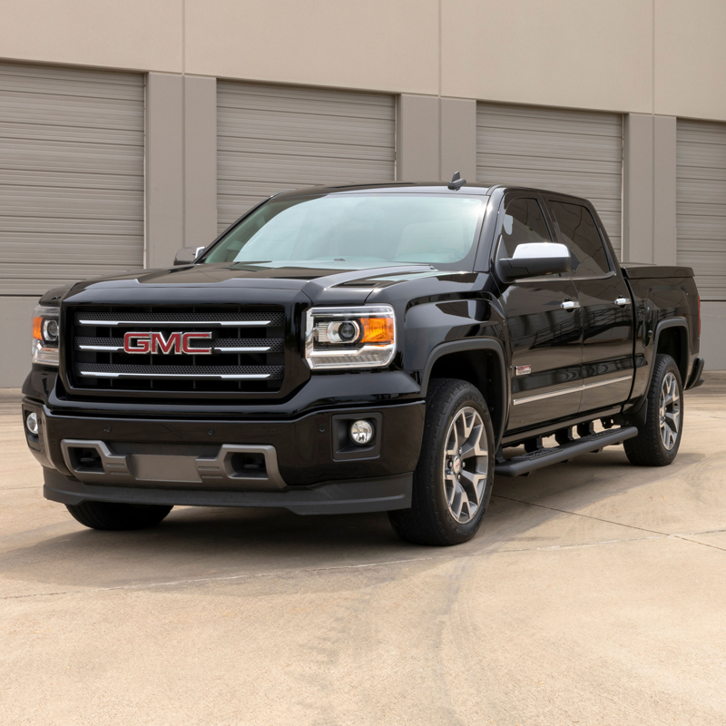ARIES | AscentStep 5-1/2in x 75in Black Steel Running Boards (No Brackets) - Chevrolet / Dodge / Ford 2000-2023